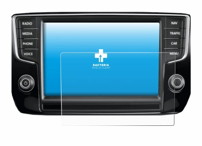 Abbildung des Geräts Volkswagen Passat 2015 Discover Pro 8" 2014 mit einer Vielzahl des Displayschutzes.