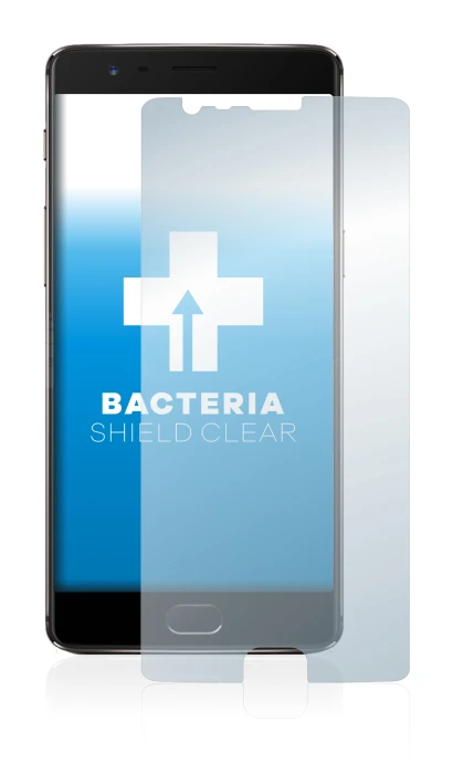 Abbildung des Geräts OnePlus 3T mit einer Vielzahl des Displayschutzes.