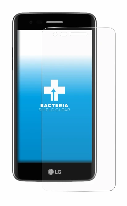 Abbildung des Geräts LG K8 2017 mit einer Vielzahl des Displayschutzes.