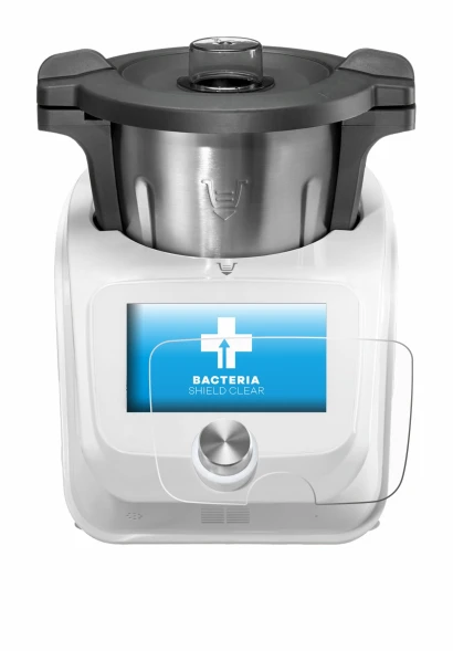 Abbildung des Geräts SilverCrest Monsieur Cuisine Connect mit einer Vielzahl des Displayschutzes.