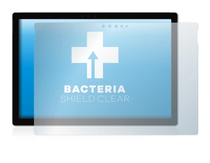 Abbildung des Geräts Microsoft Surface Pro 6 mit einer Vielzahl des Displayschutzes.