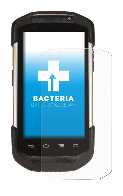 Abbildung des Geräts Zebra TC77 mit einer Vielzahl des Displayschutzes.