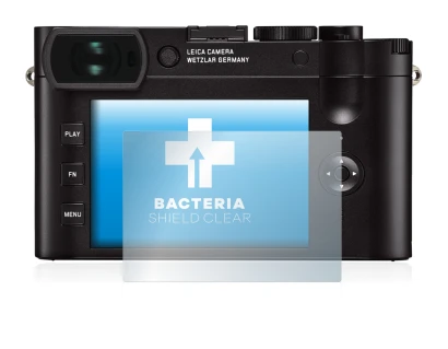 Abbildung des Geräts Leica Q2 mit einer Vielzahl des Displayschutzes.