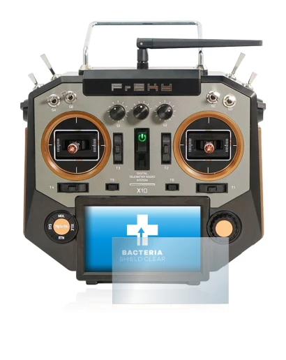 Abbildung des Geräts FrSky Horus X10 mit einer Vielzahl des Displayschutzes.