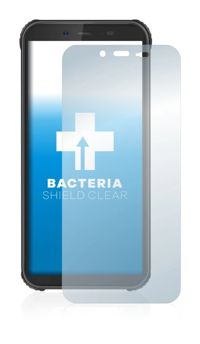 Abbildung des Geräts Blackview BV5500 mit einer Vielzahl des Displayschutzes.