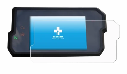 Abbildung des Geräts KTM 125 / 390 Duke 2017+ mit einer Vielzahl des Displayschutzes.