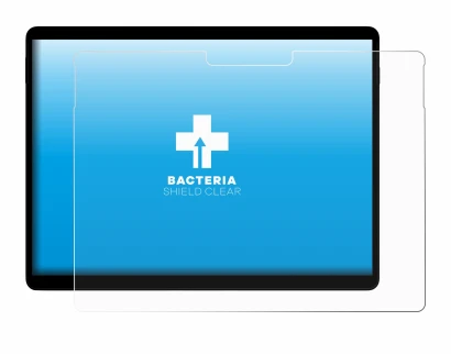 Abbildung des Geräts Microsoft Surface Pro X mit einer Vielzahl des Displayschutzes.