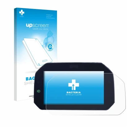 Vorderseite einer Produktverpackung mit dem Markenlogo upscreen. Daneben ist das Gerät BMW F850GS 2018-2020 Connectivity TFT 6