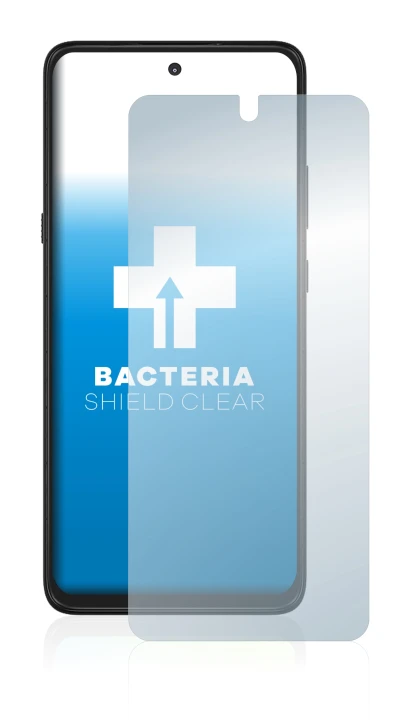 Abbildung des Geräts Motorola Moto G 5G mit einer Vielzahl des Displayschutzes.