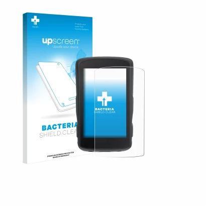 Vorderseite einer Produktverpackung mit dem Markenlogo upscreen. Daneben ist das Gerät Hammerhead Karoo 2 mit dem zugehörigen 