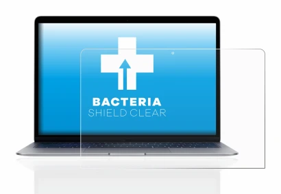 Abbildung des Geräts Apple MacBook Air 13" 2020 mit einer Vielzahl des Displayschutzes.