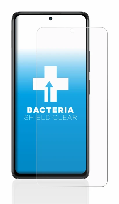 Abbildung des Geräts Xiaomi Redmi Note 10 Pro mit einer Vielzahl des Displayschutzes.