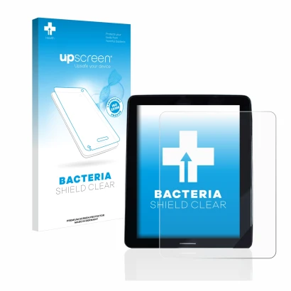 Vorderseite einer Produktverpackung mit dem Markenlogo upscreen. Daneben ist das Gerät Volvo Polestar 2 2020 Infotainment Syst