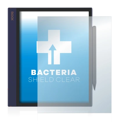 Abbildung des Geräts Boox Note Air mit einer Vielzahl des Displayschutzes.