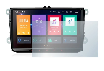 Abbildung des Geräts Xtrons PBE90MTVL mit einer Vielzahl des Displayschutzes.