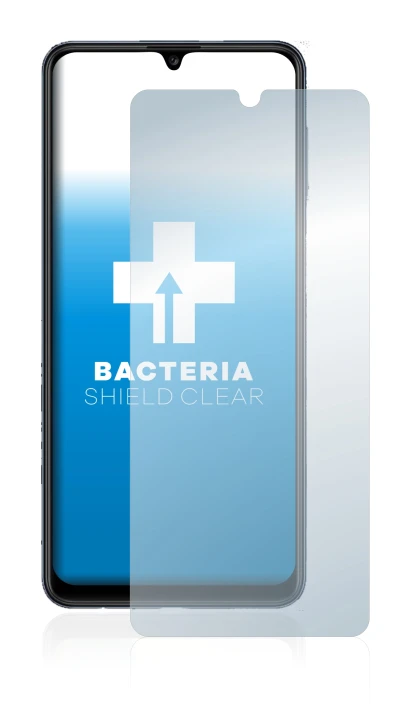 Abbildung des Geräts Samsung Galaxy M32 mit einer Vielzahl des Displayschutzes.