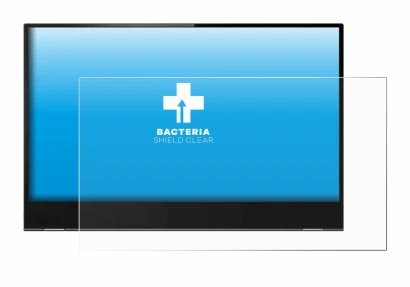 Abbildung des Geräts Lenovo ThinkVision M14t mit einer Vielzahl des Displayschutzes.