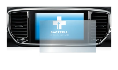 Abbildung des Geräts Kia Sportage QLPE 2020 Infotainment System 8" mit einer Vielzahl des Displayschutzes.