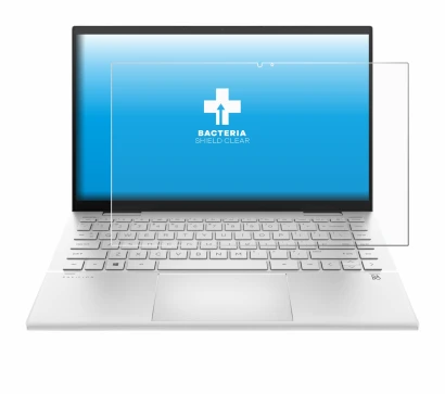 Abbildung des Geräts HP Pavilion x360 (14-dyX) mit einer Vielzahl des Displayschutzes.