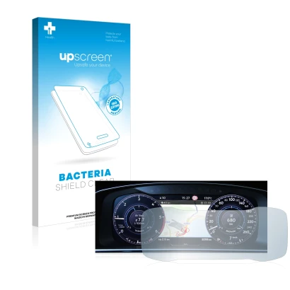 Vorderseite einer Produktverpackung mit dem Markenlogo upscreen. Daneben ist das Gerät Volkswagen Golf 7 Facelift (2016-2019) 