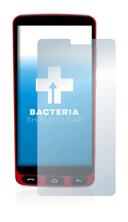 Abbildung des Geräts Olympia Neo Smartphone mit einer Vielzahl des Displayschutzes.