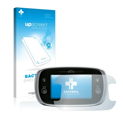 Vorderseite einer Produktverpackung mit dem Markenlogo upscreen. Daneben ist das Gerät Fiat 500X Uconnect 7" mit dem zugehörig