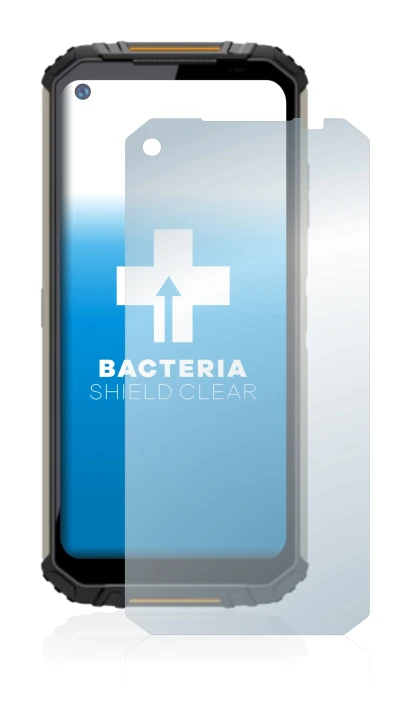 Abbildung des Geräts Oukitel WP16 mit einer Vielzahl des Displayschutzes.