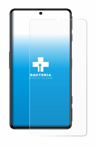 Abbildung des Geräts Xiaomi Poco F4 GT mit einer Vielzahl des Displayschutzes.