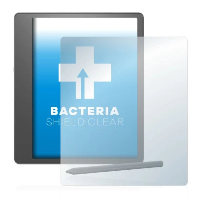 Abbildung des Geräts Amazon Kindle Scribe mit einer Vielzahl des Displayschutzes.