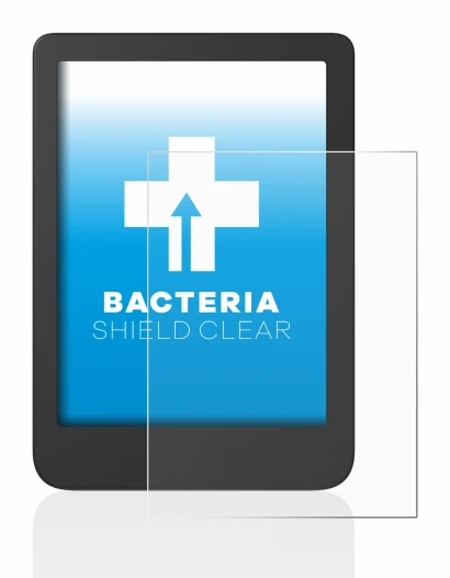 Abbildung des Geräts Tolino Shine 4 mit einer Vielzahl des Displayschutzes.