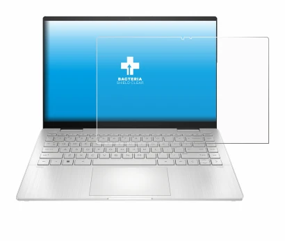 Abbildung des Geräts HP Pavilion x360 2-in-1 (14-ekX) mit einer Vielzahl des Displayschutzes.