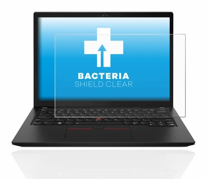 Abbildung des Geräts Lenovo ThinkPad X13 Gen 3 mit einer Vielzahl des Displayschutzes.