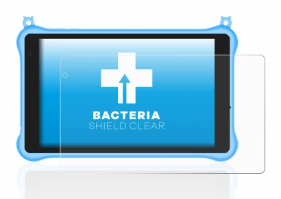 Abbildung des Geräts Blackview Tab 5 Kids mit einer Vielzahl des Displayschutzes.