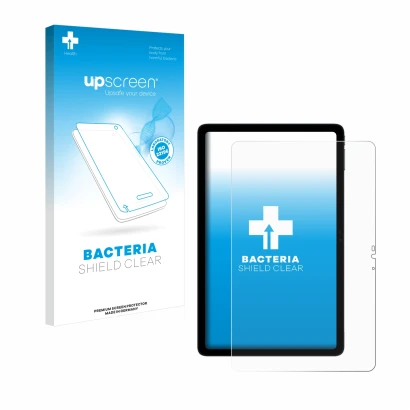 Vorderseite einer Produktverpackung mit dem Markenlogo upscreen. Daneben ist das Gerät Doogee T20s mit dem zugehörigen Display