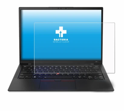 Abbildung des Geräts Lenovo ThinkPad X1 Carbon 14" Gen 11 mit einer Vielzahl des Displayschutzes.