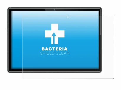 Abbildung des Geräts Doogee U10 mit einer Vielzahl des Displayschutzes.