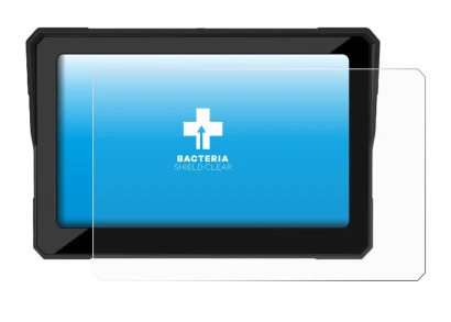 Abbildung des Geräts Carpuride W702 7" mit einer Vielzahl des Displayschutzes.