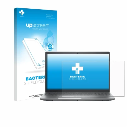 Vorderseite einer Produktverpackung mit dem Markenlogo upscreen. Daneben ist das Gerät Dell Precision 3580 mit dem zugehörigen