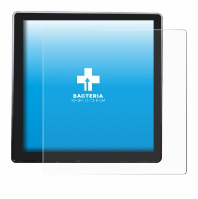 Abbildung des Geräts Shelly Wall Display mit einer Vielzahl des Displayschutzes.