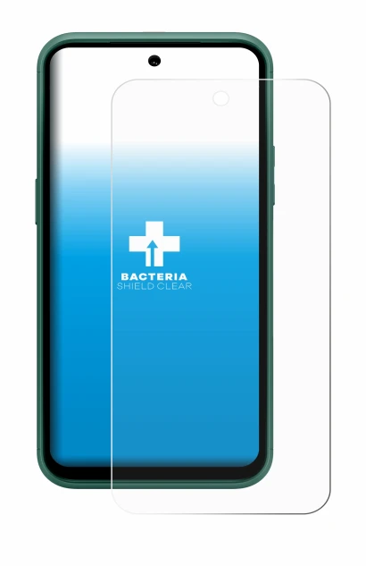 Abbildung des Geräts Nokia XR21 Limited Edition mit einer Vielzahl des Displayschutzes.