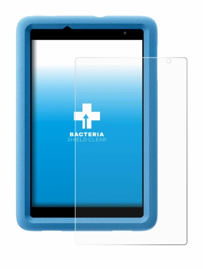 Abbildung des Geräts Blackview Tab A5 Kids mit einer Vielzahl des Displayschutzes.