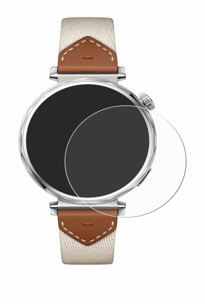 Abbildung des Geräts Huawei Watch GT 5 (41 mm) mit einer Vielzahl des Displayschutzes.