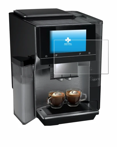 Abbildung des Geräts Siemens EQ700 mit einer Vielzahl des Displayschutzes.