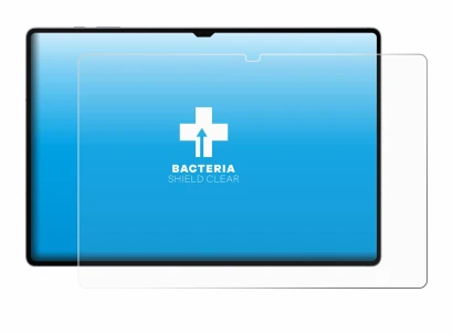 Abbildung des Geräts Samsung Galaxy Tab S10 Ultra 5G mit einer Vielzahl des Displayschutzes.