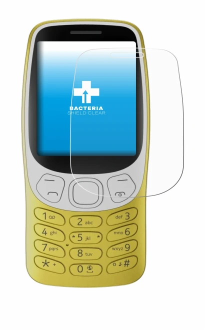 Abbildung des Geräts Nokia 3210 mit einer Vielzahl des Displayschutzes.