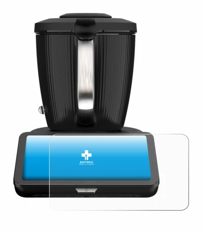 Abbildung des Geräts Vorwerk Thermomix TM7 mit einer Vielzahl des Displayschutzes.