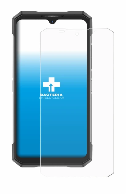 Abbildung des Geräts Doogee S200X mit einer Vielzahl des Displayschutzes.