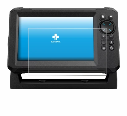 Abbildung des Geräts Lowrance Eagle 7 mit einer Vielzahl des Displayschutzes.