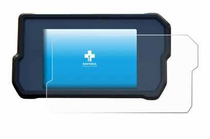 Abbildung des Geräts KTM 390 / 890 Adventure 2020+ mit einer Vielzahl des Displayschutzes.