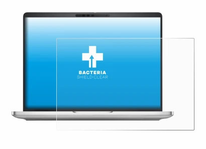 Abbildung des Geräts Dell Pro 13 Plus Laptop mit einer Vielzahl des Displayschutzes.